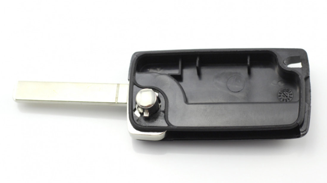 Citroen / Peugeot - Carcasa tip cheie briceag cu 4 butoane, fara suport baterie, lama tip HU83-SH4 CC200