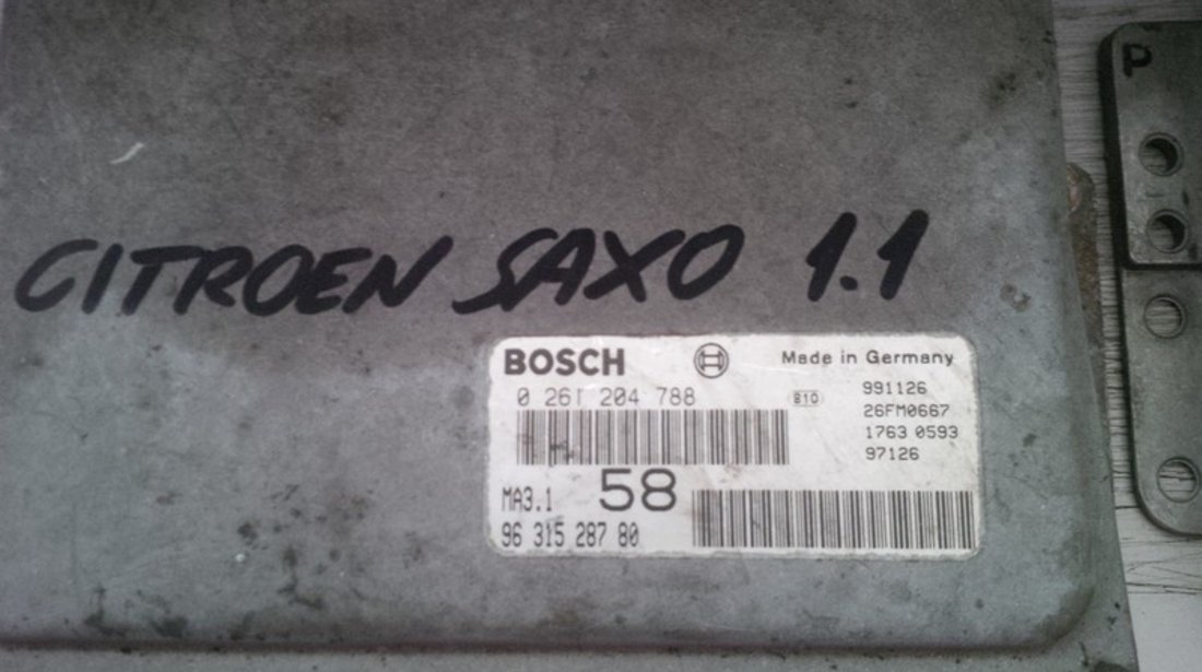 citroen saxo 1.1 9631528780 BOSCH 0261204788