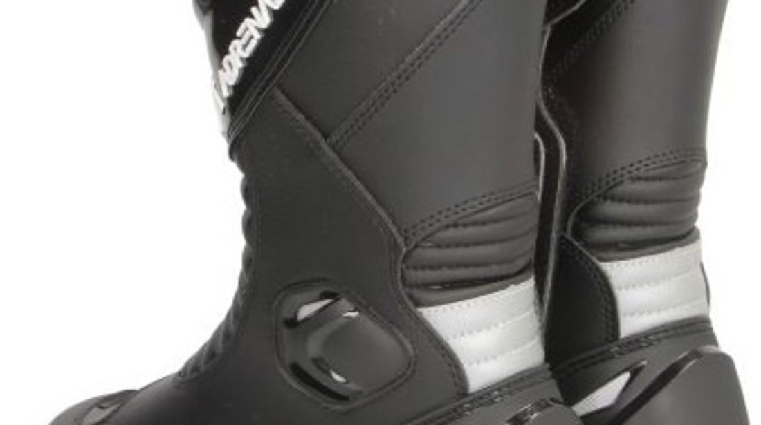 Cizme Piele Moto Adrenaline Raptor CE Negru Marimea 39 A0921/18/10/39