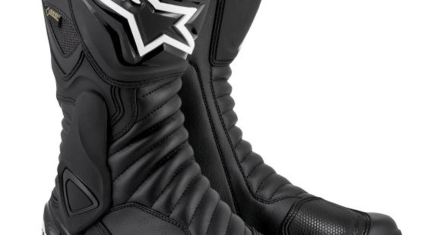 Cizme Piele Moto Alpinestars Smx-6 V2 Goretex Negru Marimea 38 2333017/1100/38