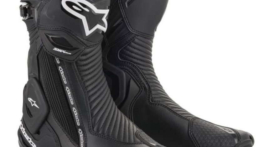 Cizme Piele Moto Alpinestars Smx Plus V2 Negru Marimea 46 2221019/10/46