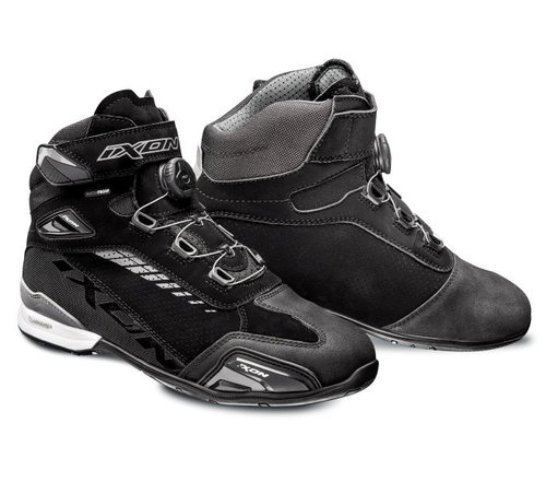 Cizme Piele Moto Ixon Bull Vented Negru / Gri Marimea 43 508111005-1039/43