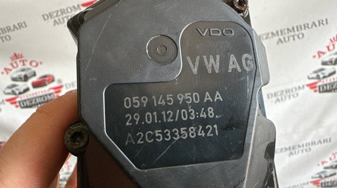 Clapeta acceleratie 059145950AA VW Touareg II (7P5, 7P6) 3.0 V6 TDI 262 cai