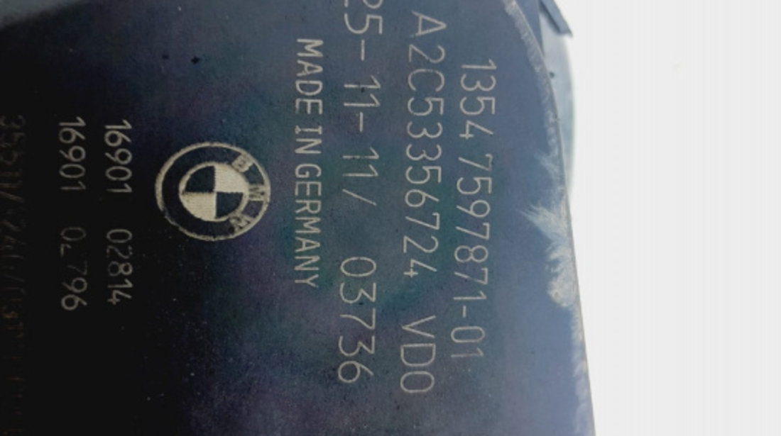Clapeta acceleratie 3.0 benzina n55b30a 13547597871-01 BMW Seria 3 E90 [2004 - 2010]