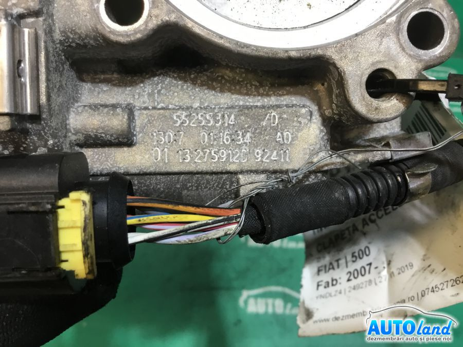 Clapeta Acceleratie 55255314 0.9 Turbo Fiat 500 2007