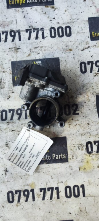 Clapeta acceleratie Audi A3 8P 2.0 TDI motor CFF an 2011 cod 03L128063K
