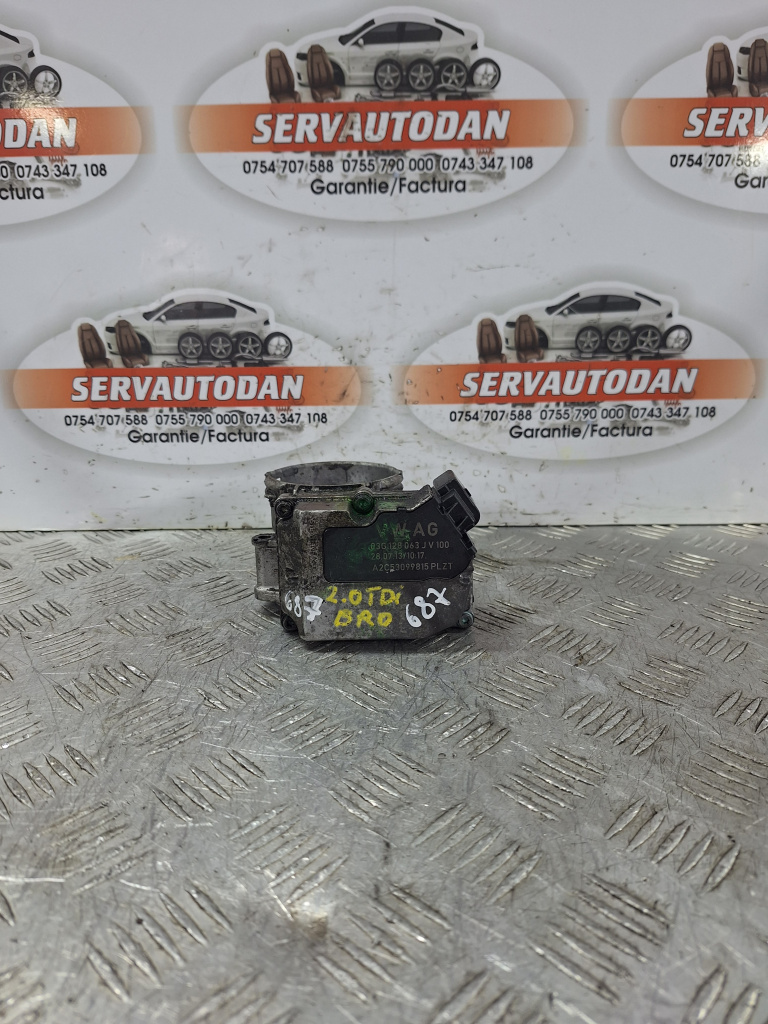 Clapeta acceleratie Audi A6 (2004-2011) [4F2, C6] 2.0 Motorina 2007, 03G128063J