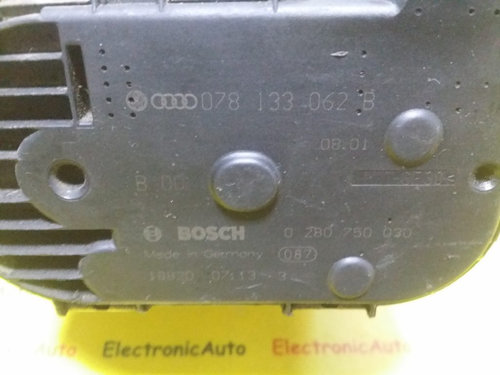 Clapeta Acceleratie Audi, VW, 078133062B, 0280750030