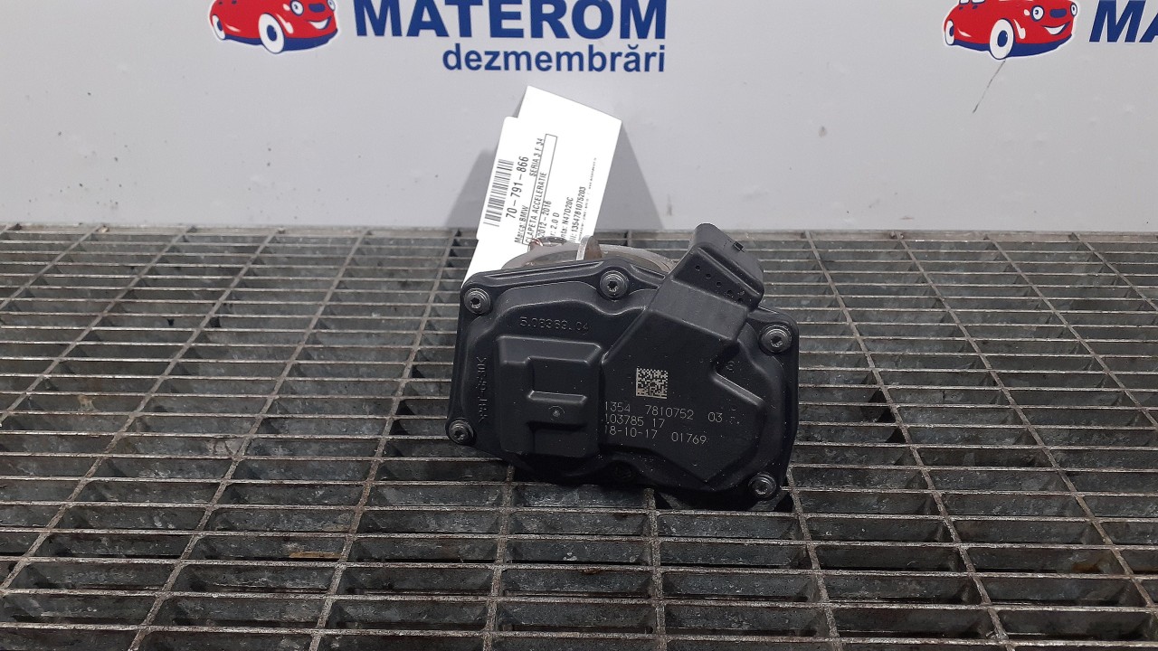 CLAPETA ACCELERATIE BMW SERIA 3 F 34 GT 2.0 D - (2012 2016)