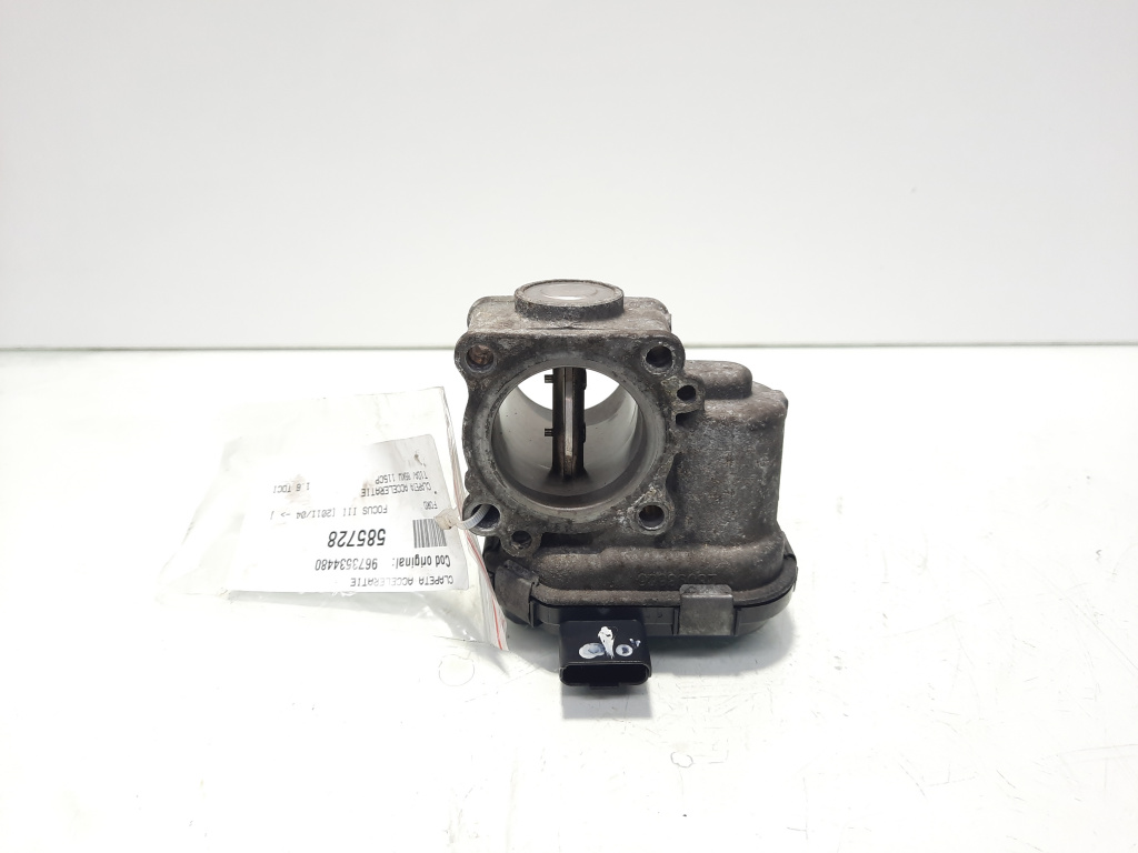 Clapeta acceleratie, cod 9673534480, Ford Focus 3, 1.6 TDCI, T1DA (id:585728)