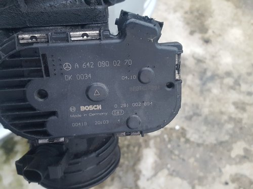 Clapeta acceleratie cod a6420900070 pentru mercedes benz(w212) e350 cdi tip motor om642.850 231 de c...