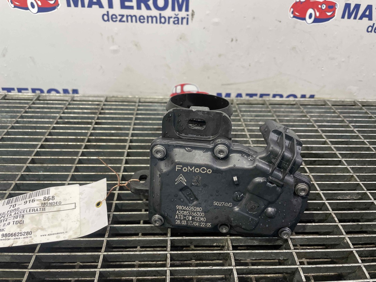 CLAPETA ACCELERATIE FORD MONDEO MONDEO 2.0 TDCI - (2014 2019)