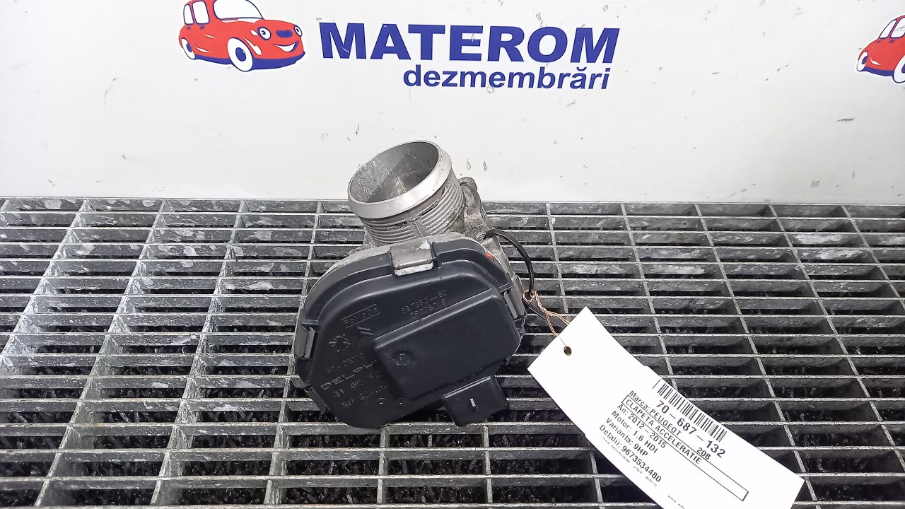 CLAPETA ACCELERATIE PEUGEOT 208 208 1.6 HDI - (2012 2015)