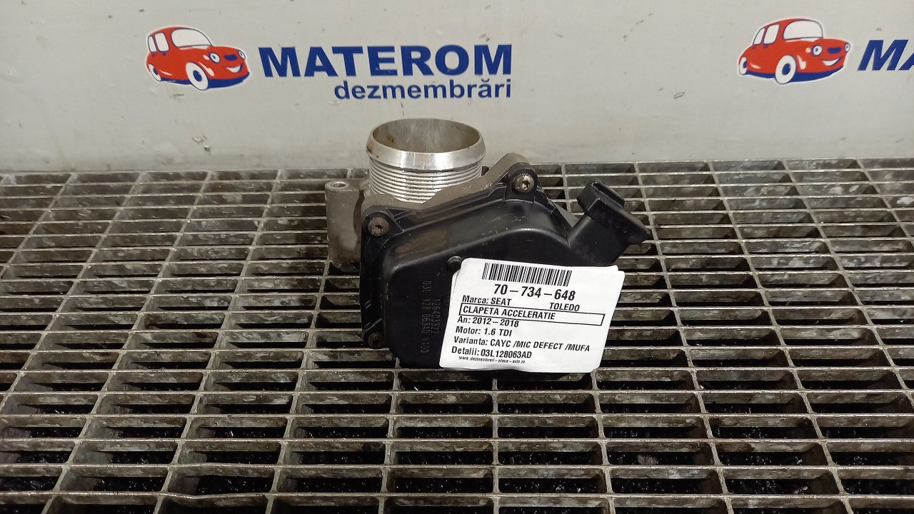 CLAPETA ACCELERATIE SEAT TOLEDO TOLEDO 1.6 TDI - (2012 2019)