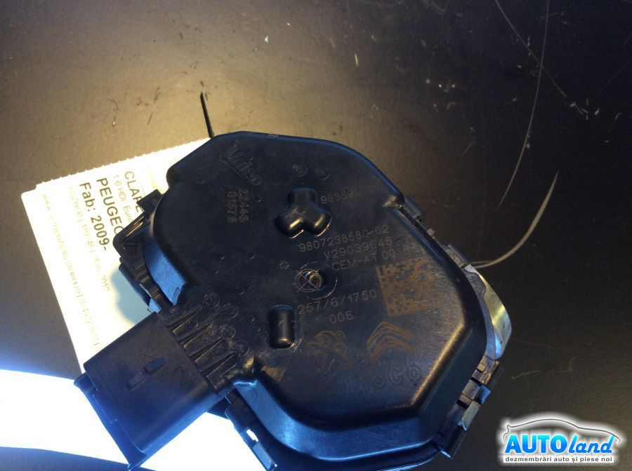 Clapeta Acceleratie V29039645 1.6 HDI, Euro 6 Peugeot 3008 2009