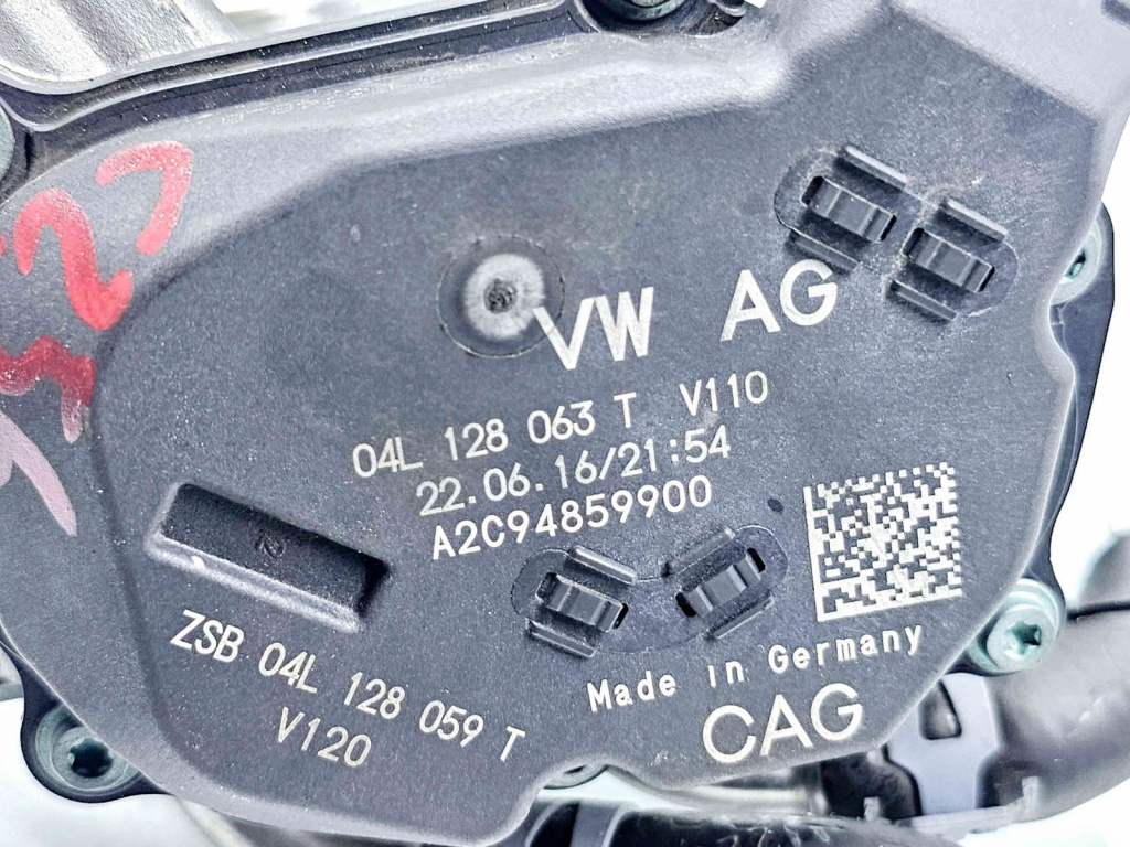 Clapeta acceleratie Volkswagen Golf 7 (5G) [Fabr 2014-prezent] 04L128063T 2.0 TDI DEUA 110KW / 150CP