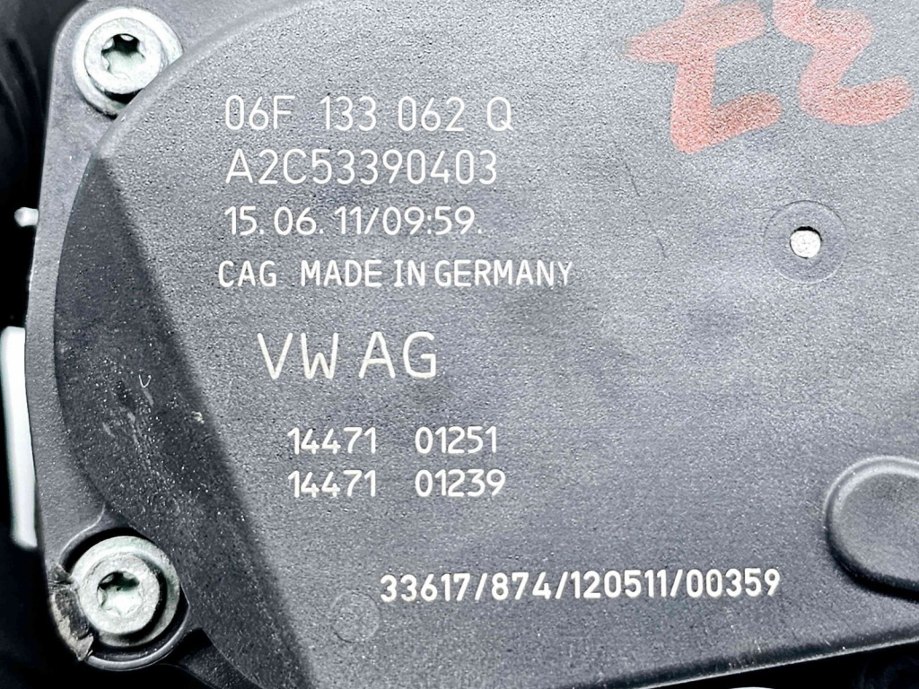 Clapeta acceleratie Volkswagen Passat CC (357) [Fabr 2008-2012] 06F133062Q 1.8 TFSI CDAA 118KW / 160CP