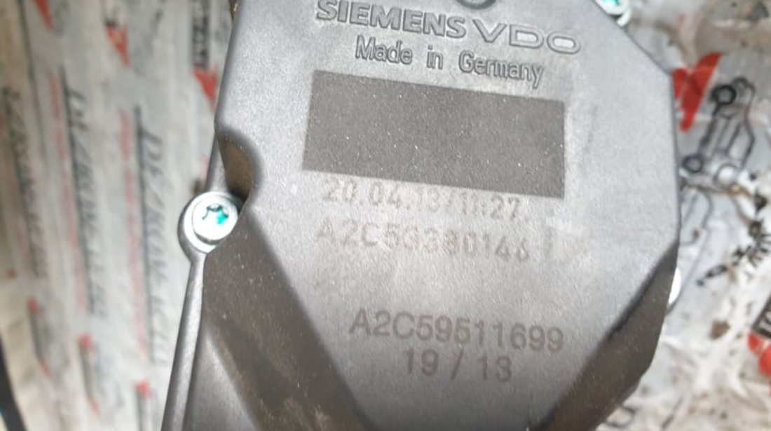 Clapeta acceleratie VW Eos 2.0 TDI 140cp cod piesa : A2C59511699