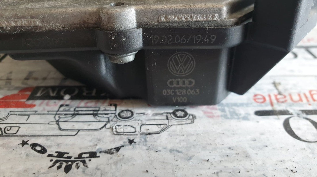 Clapeta acceleratie VW Golf VI 1.4 TSI 160 cai motor CNWA cod piesa : 03C128063