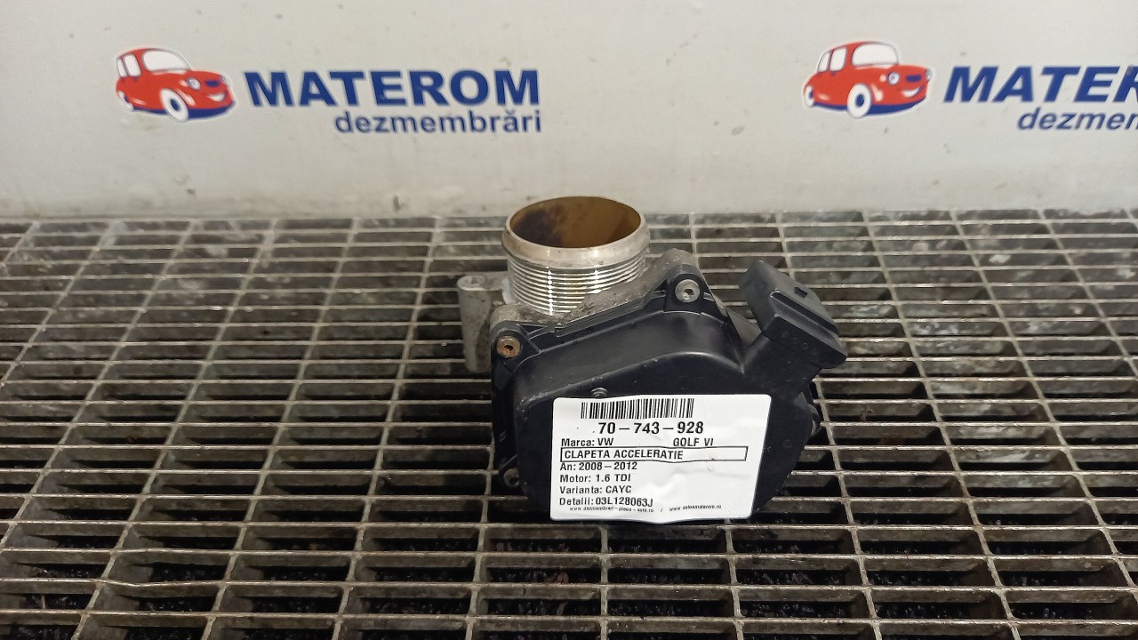 CLAPETA ACCELERATIE VW GOLF VI 1.6 TDI - (2008 2012)