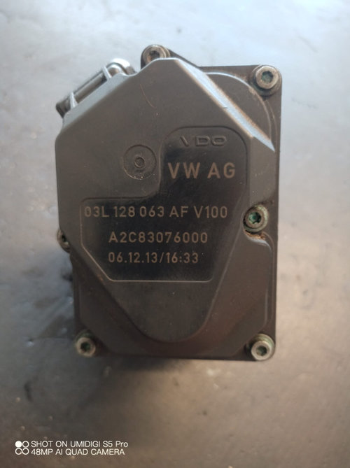 Clapeta acceleratie Vw Passat (3C2) 2.0 TDI, CBA - COD 03L128063AF