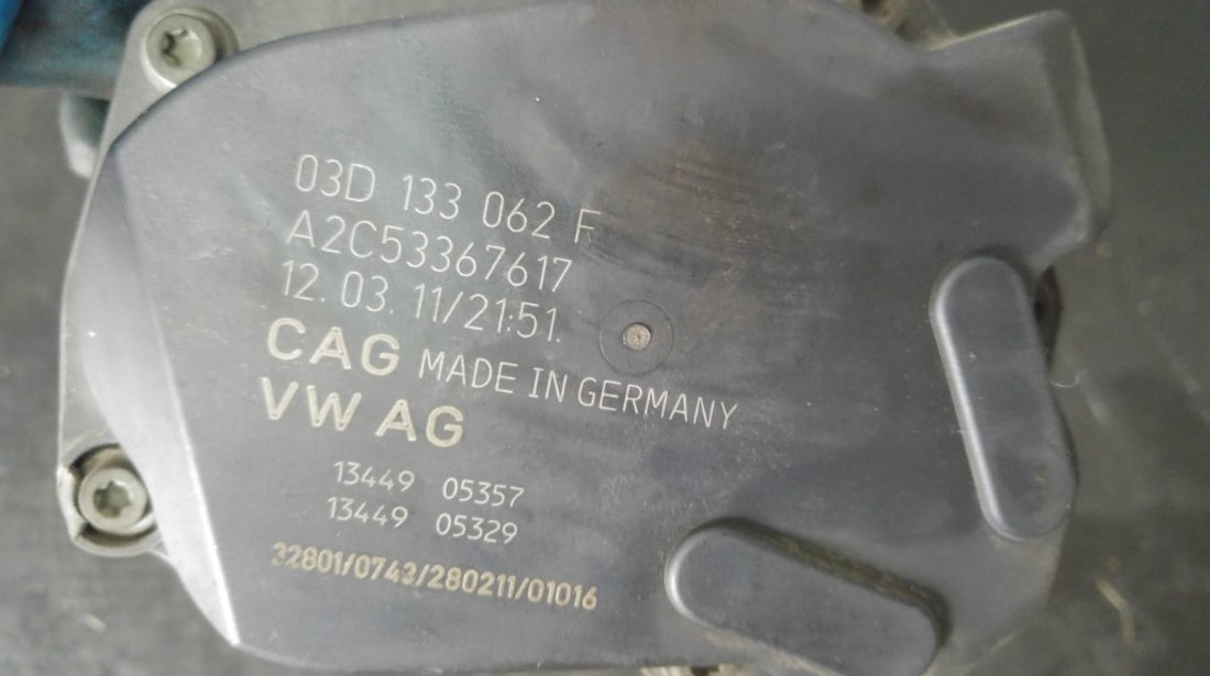 Clapeta acceleratie vw polo 6r 1.2 b cgp 03d133062f a2c53367617