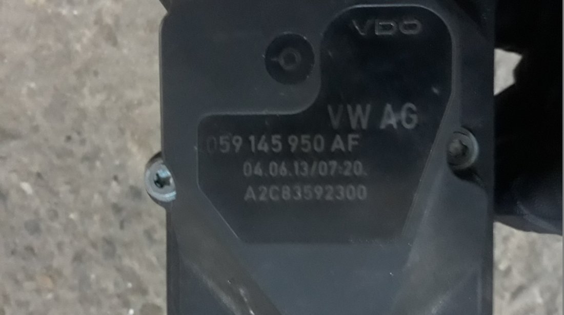 Clapeta acceleratie VW TOUAREG 3.0 V6 TDI, OE 059145950AF