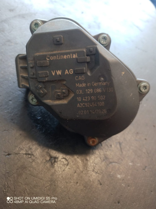 Clapeta galerie admisie VW Passat B6 [2005 - 2010] Sedan 4-usi 2.0 TDI MT (140 hp) Cod motor: CBAB C...