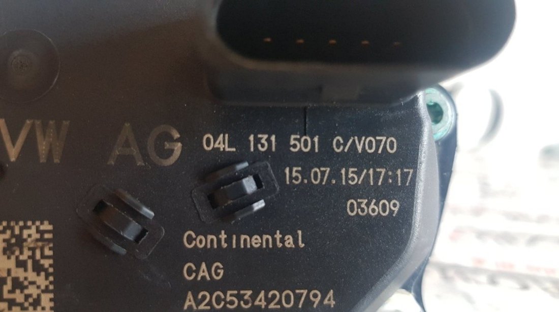 Clapeta racitor gaze VW Golf 5 1.6 TDI 110 CP 04L131501C