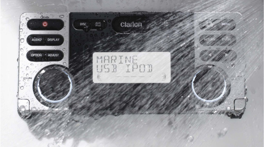 Clarion CMD8 Radio CD/USB/MP3/WMA ( rezistent la apa )