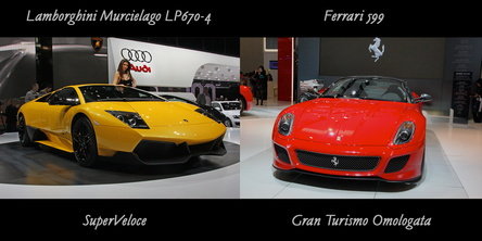 Clash of the Titans: Lamborghini LP670-4 SV vs. Ferrari 599 GTO