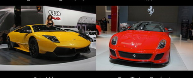 Clash of the Titans: Lamborghini LP670-4 SV vs. Ferrari 599 GTO