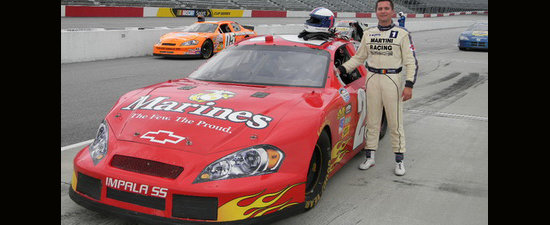 Claudiu David se pregateste pentru NASCAR pe un Chevrolet Impala