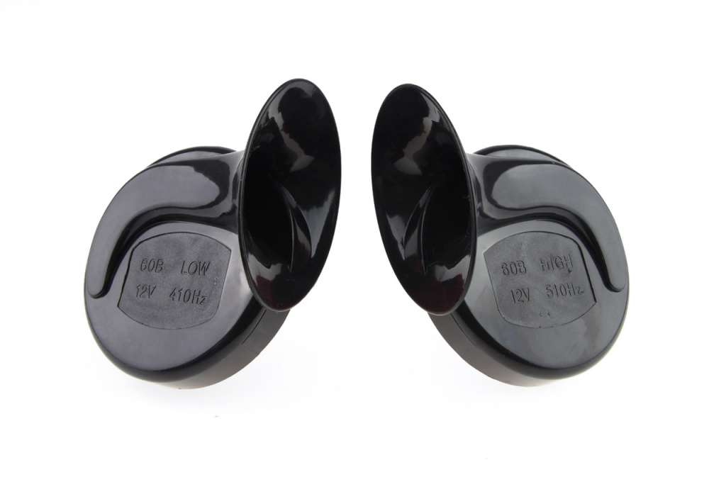 Claxon 12v 2 Buc Chr-02 Amio 01716