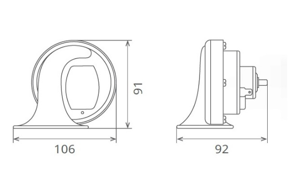 Claxon Electromagnetic 12v 6a Ton Jos Seger 60BK12.100.02K