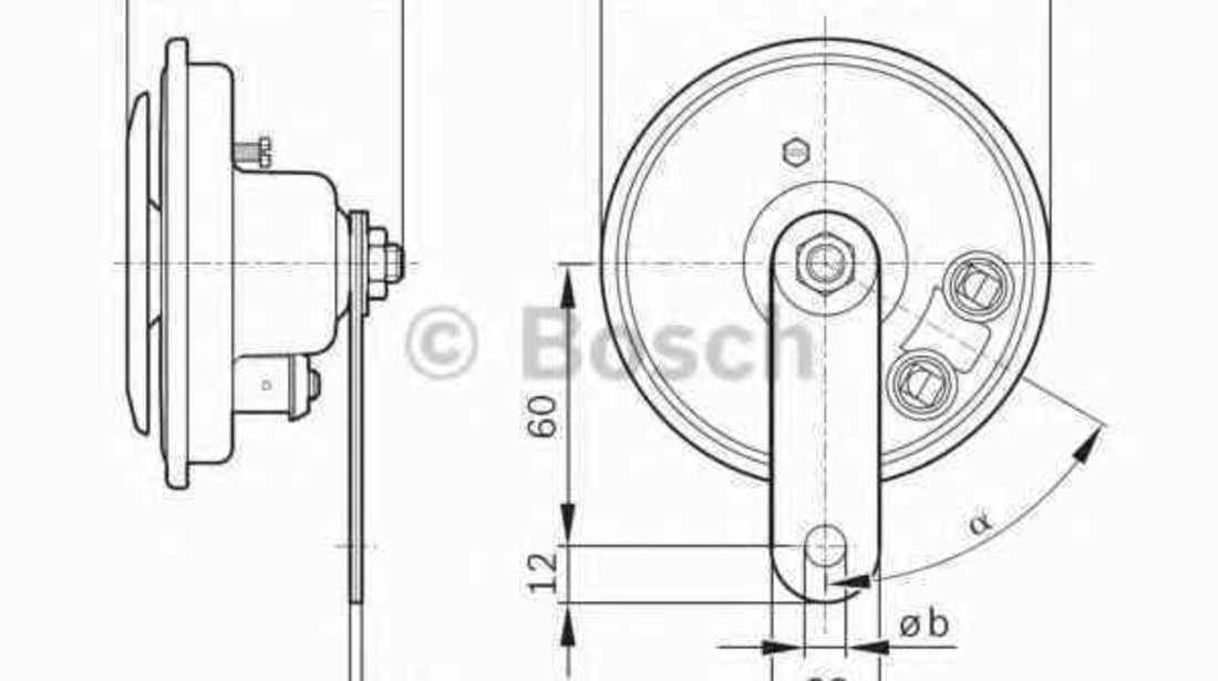 Claxon Producator BOSCH 0 986 320 191