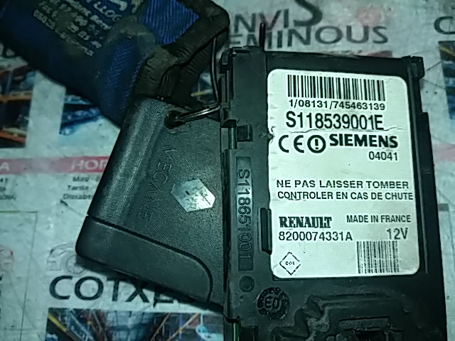 Claxon SIEMENS RENAULT MEGANE S118539001E / 8200074331AS118539001E / 8200074331A
