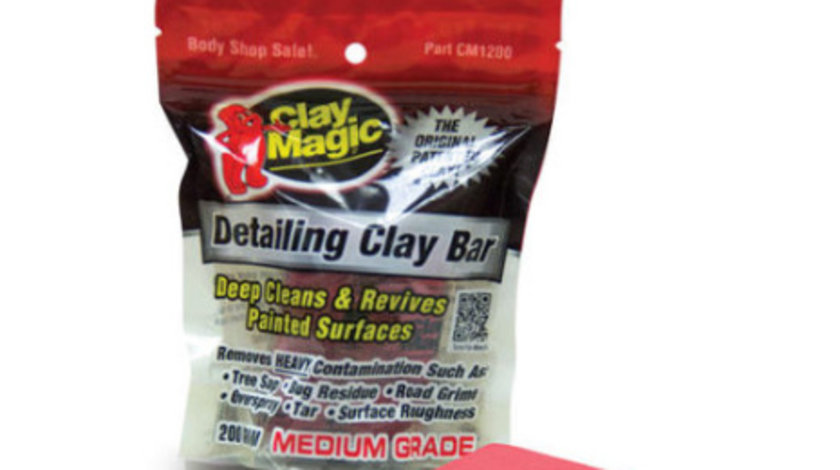 Clay Magic Red 200 Gr (Argila Rosie Pentru DeconTaminarea Caroseriei)