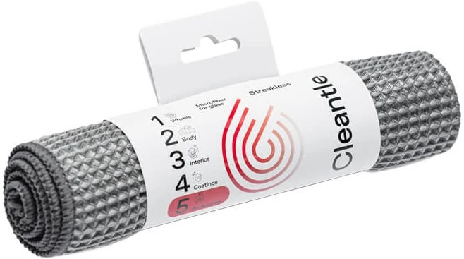 Cleantech Cleantle Streakless Laveta Intretinere Geamuri Auto 40X40 CTL-STREAKLESSB