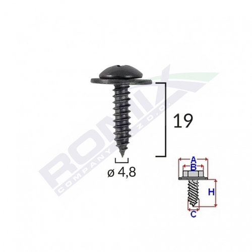 Clema Capota Pentru Honda Set 10 Buc Romix C60472-RMX