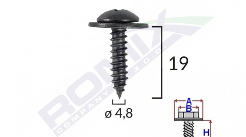 Clema Capota Pentru Honda Set 10 Buc Romix C60472-RMX