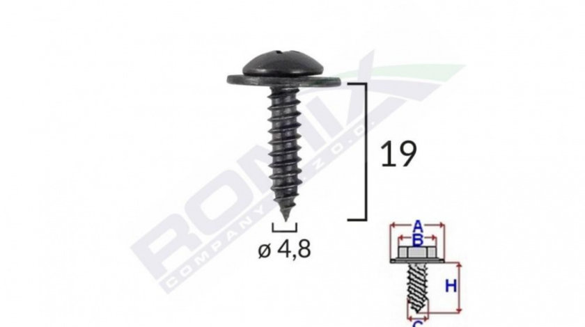 Clema capota pentru honda set 10 buc UNIVERSAL Universal #6 C60472-RMX