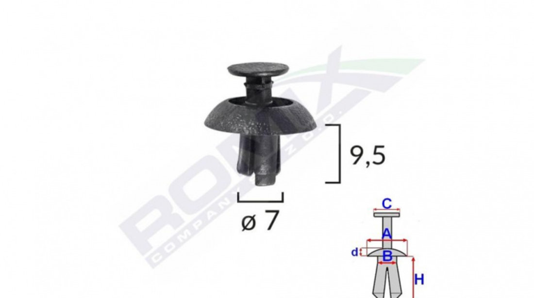 Clema fixare bara protectie pentru toyota lexus set 10 buc UNIVERSAL Universal #6 C60459-RMX