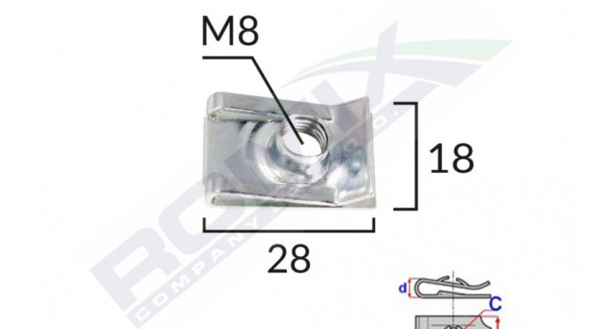 Clema Motocicletapentru Bmw Set 10 Buc Romix C60478-RMX