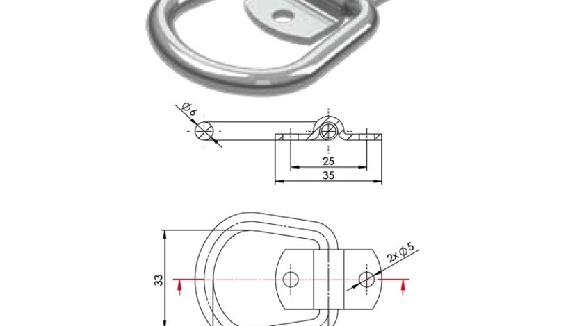 Clema Prindere Podea Art U-01