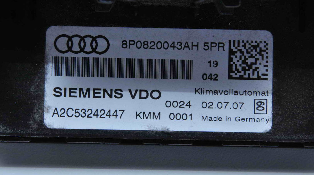 Clima Automata Audi A3 8P 8P0820043AH Siemens VDO