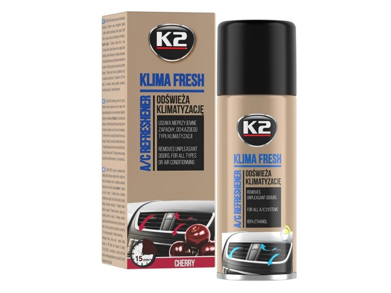 Clima Fresh Aparat De Reîmprospătare Pentru Aer Condiționat, Cireșe, 150 Ml K2-01646