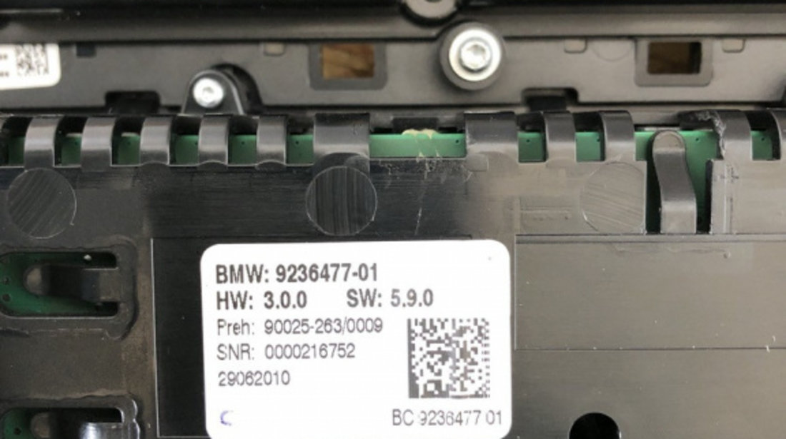 Climatronic Bmw 535i F10 sedan 2010 (923647701)