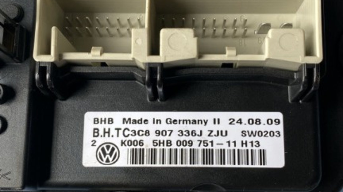 Climatronic cu incalzire Volkswagen Golf 6 1.8 TFSI CDA 2010 Cod : 3C8907336J