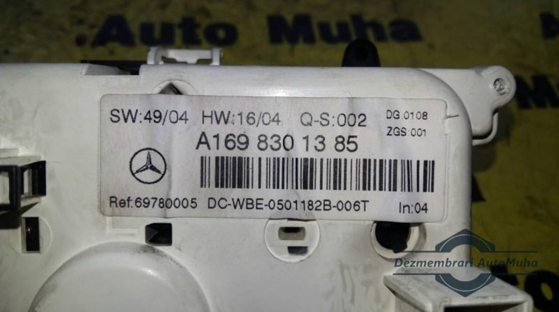 Climatronic Mercedes A-Class (2004-2012) [W169] A169 830 13 85